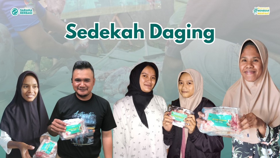 sedekah daging, qurban, kurban,