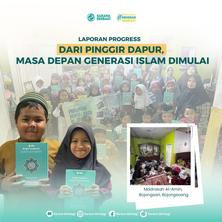 Cahaya Qur’an Hadir di Rumah Belajar Bu Cece: 20 Mushaf Baru untuk Santri MD Al Amin
