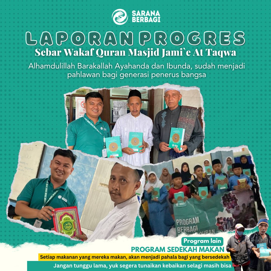 penyaluran al-qur'an, al-qur'an, ramadhan berkah, kebaikan ramadhan