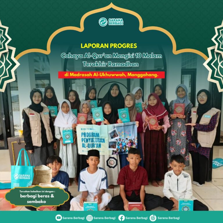 #sedekahquran, #wakafquran, #penyaluranquran, #berbagiramadhan, #sedekahsembako, #bantuanberas, #ramadhanberbagi, #donasiyatim, #amaljariyah, #yayasansaranaberbagi